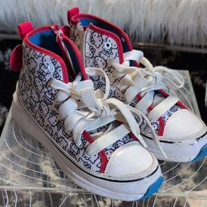 Hello Kitty Kids Sneakers - White, Pink, and Blue